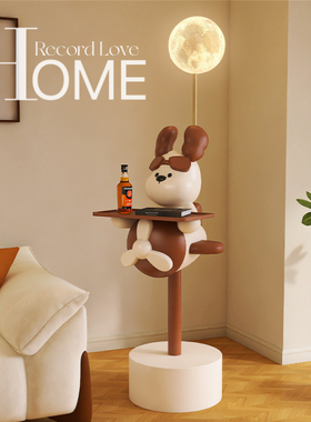 卡通狗落地摆件大型客厅s电视柜沙发旁边几家居装饰品奶油风置物