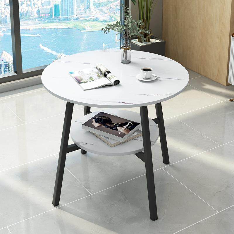 双层会议桌简约小型圆形接待桌门店会客休闲桌办公室小圆桌北欧风,商业/办公家具,会议桌,淘宝优惠券,粉丝福利购,淘宝优惠卷