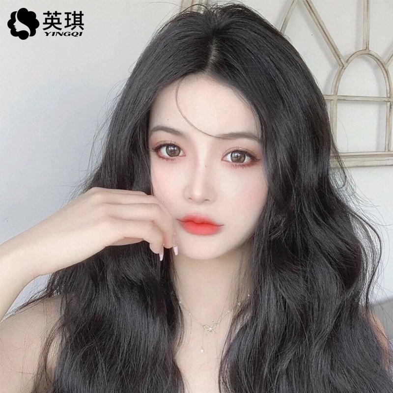 假发女长发u型半头套真发长卷发大波浪增发量蓬松自然接发假发片