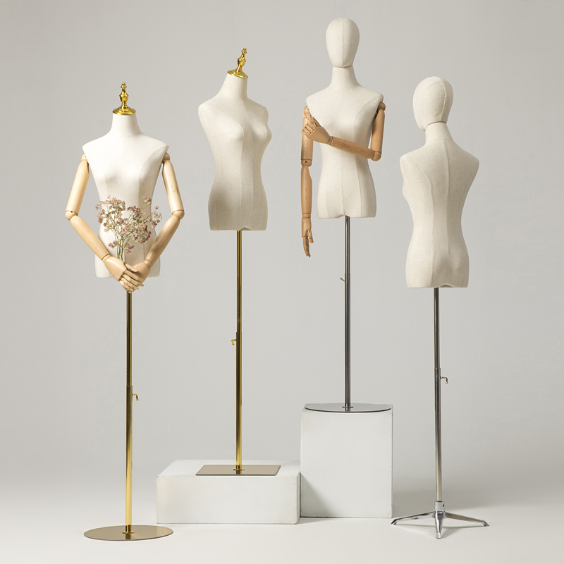 服装店模特道具女装橱窗半身人偶人台展示架全身人体婚纱模特架子