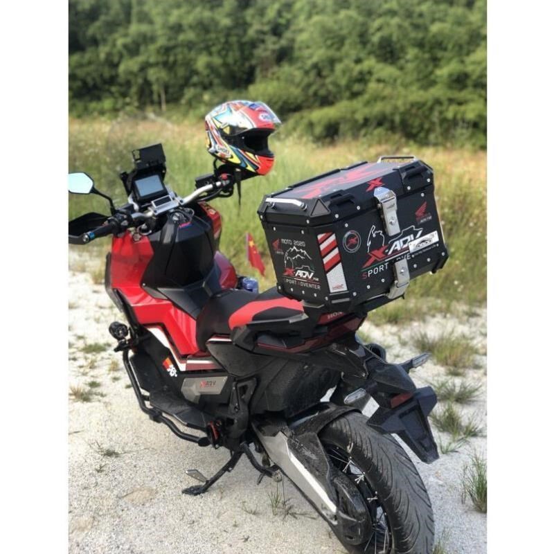 XADV750摩托车尾箱贴纸防水萝卜/途者边箱贴画拉花耐磨三箱贴画