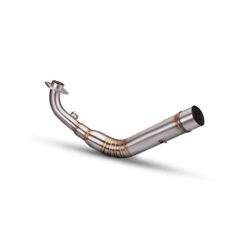 适用摩托车劲战4V 1-3代款改装排气管 不锈钢前段 中尾段套装直上