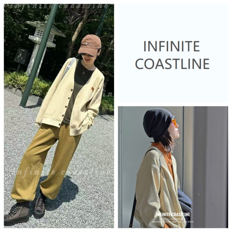 INFINITE COASTLINE/无垠海岸春晓12444姜米条宽松慵懒开衫