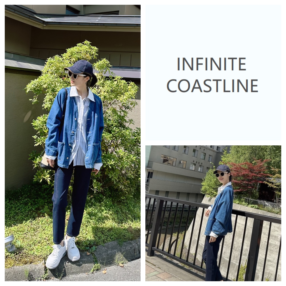 INFINITE COASTLINE/无垠海岸12360【V领】牛仔外套