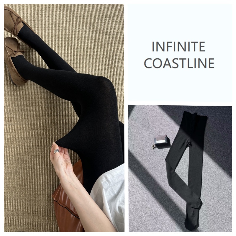 INFINITE COASTLINE/无垠海岸春晓2994羊绒混纺踩脚保暖连裤袜