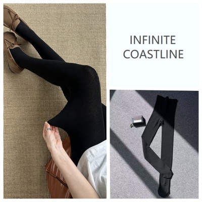INFINITE COASTLINE/无垠海岸春晓2994羊绒混纺踩脚保暖连裤袜