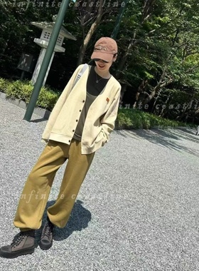 INFINITE COASTLINE/无垠海岸春晓2954【无侧缝】卫裤（芥黄色）