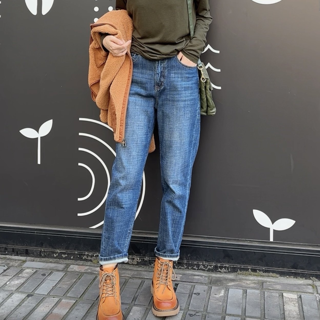 INFINITE COASTLINE/无垠海岸春晓2985直筒烟管横纹牛裤