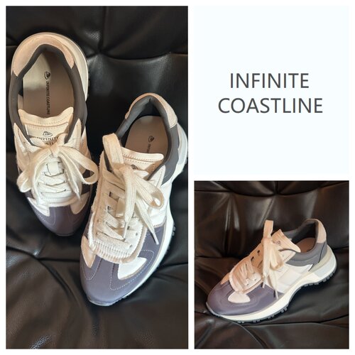 INFINITE COASTLINE/无垠海岸春晓E5196百搭款灰头阿甘鞋