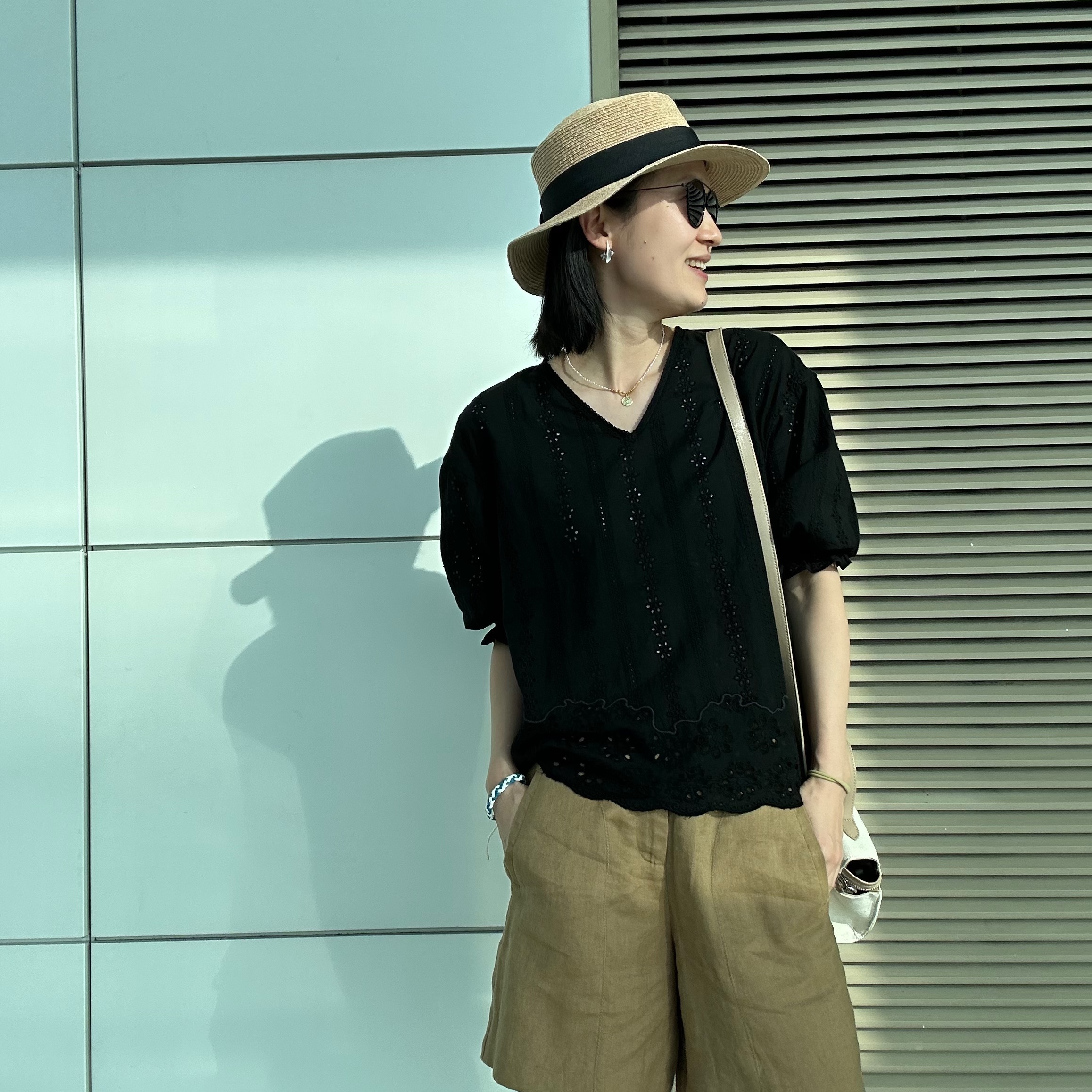 INFINITE COASTLINE/无垠海岸春晓12417显瘦【偏爱】波浪满绣上衣