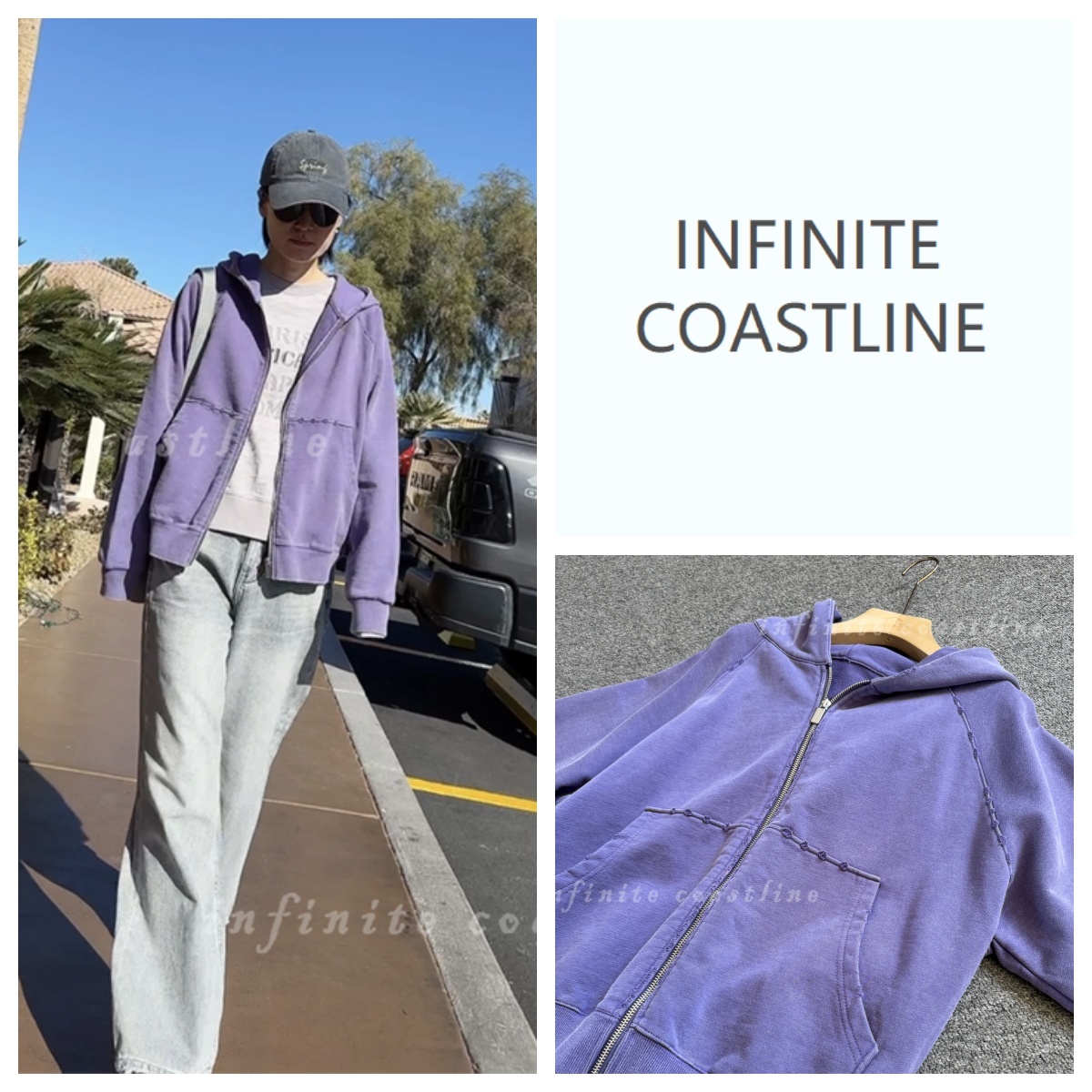 INFINITE COASTLINE/无垠海岸春晓12361休闲款【做旧】外套