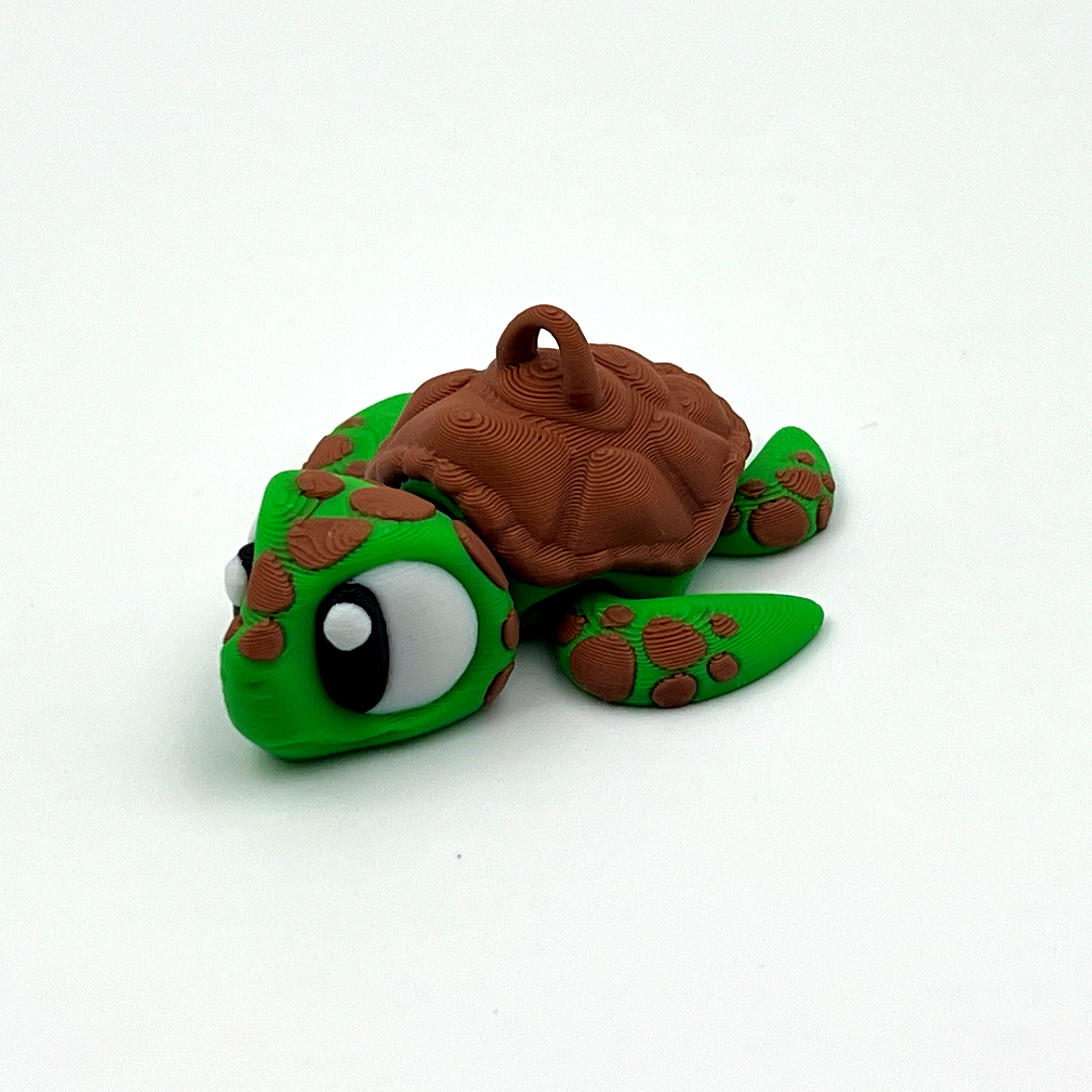 3D打印梦幻彩色小乌龟摆件可爱桌面装饰品挂件