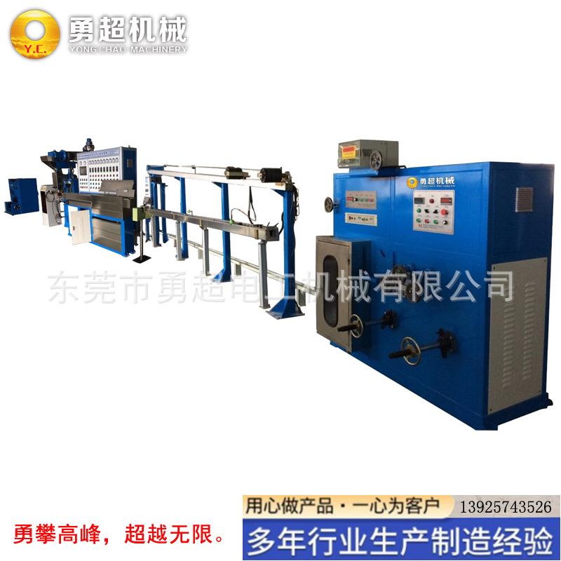 FEP料FPA料ETFE料PTFE料F40料等高温铁氟龙电线电缆挤出生产设备