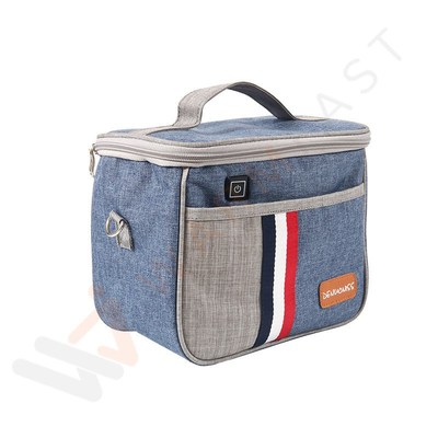 电热饭盒包保温袋上班族车载手提充电加热饭盒自发热免注水外卖包