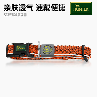 德国huntfer3D速扣反光狗狗项圈宠物大中小型犬泰迪脖圈颈圈