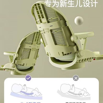 婴儿车可坐可躺一键折叠宝宝双向轻便高景观N遛娃车溜娃神器手推