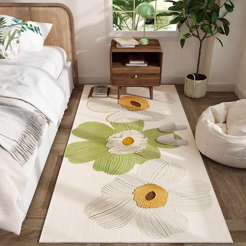 床边地毯卧室床尾免打理房间布置客厅儿童房可擦洗床下防摔厚地垫,居家布艺,床边毯,淘宝优惠券,粉丝福利购,淘宝优惠卷