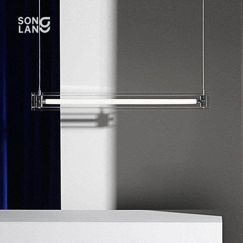 蔡烈超办公室极简收银台前台灯创意一字长条餐厅岛台吧台马扎吊灯,家装灯饰光源,餐厅吊灯,淘宝优惠券,粉丝福利购,淘宝优惠卷