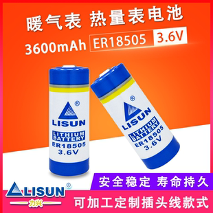 力兴ER18505锂电池3.6V 热量表 暖气表 热能表 热力表 无线温度器检测仪 智能水表 A型大容量 人体静电释放器