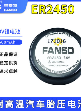 FANSO孚安特ER2450T铁将军胎压监测传感器税控盘西梯埃UV-150紫外线能量仪曝光机 锂电池3.6V 可代替ER2450T