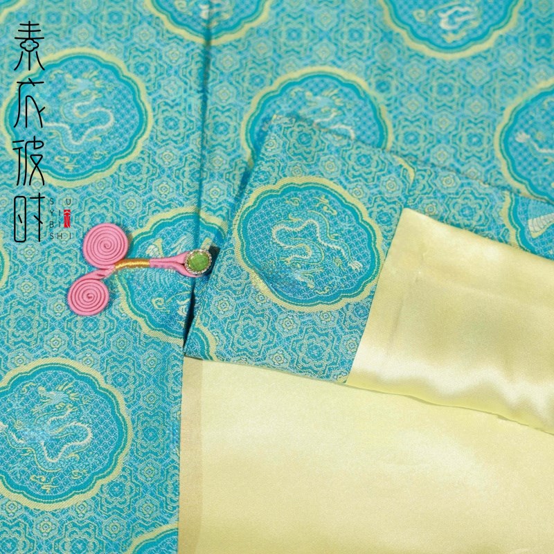 素衣彼时3042夏季亲子圆领单排扣国风马甲纸样新中式无袖背心样板