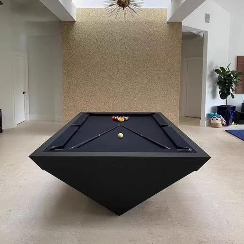 凯恩斯家用美式黑八花式九球台球桌标准家庭桌球台