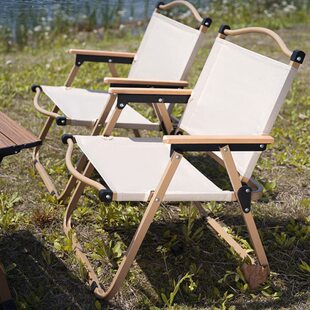 超轻高端克铝合金餐椅层露营户外便携折叠加厚椅子4野野营椅特米