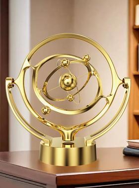 2025新款地球天体永动仪不停永动机创意桌面摆件牛顿摆装饰工艺品