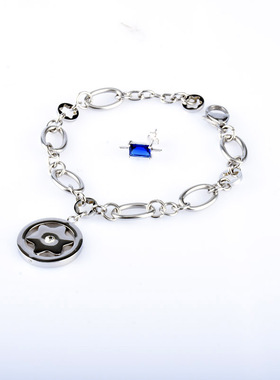 放羊的星星仲夏夜之星同款简约个性原版手链男女钛钢情侣闺蜜礼物