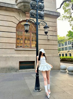 BETTER ME A字花苞裤裙女低腰显瘦辣妹短裙半身裙