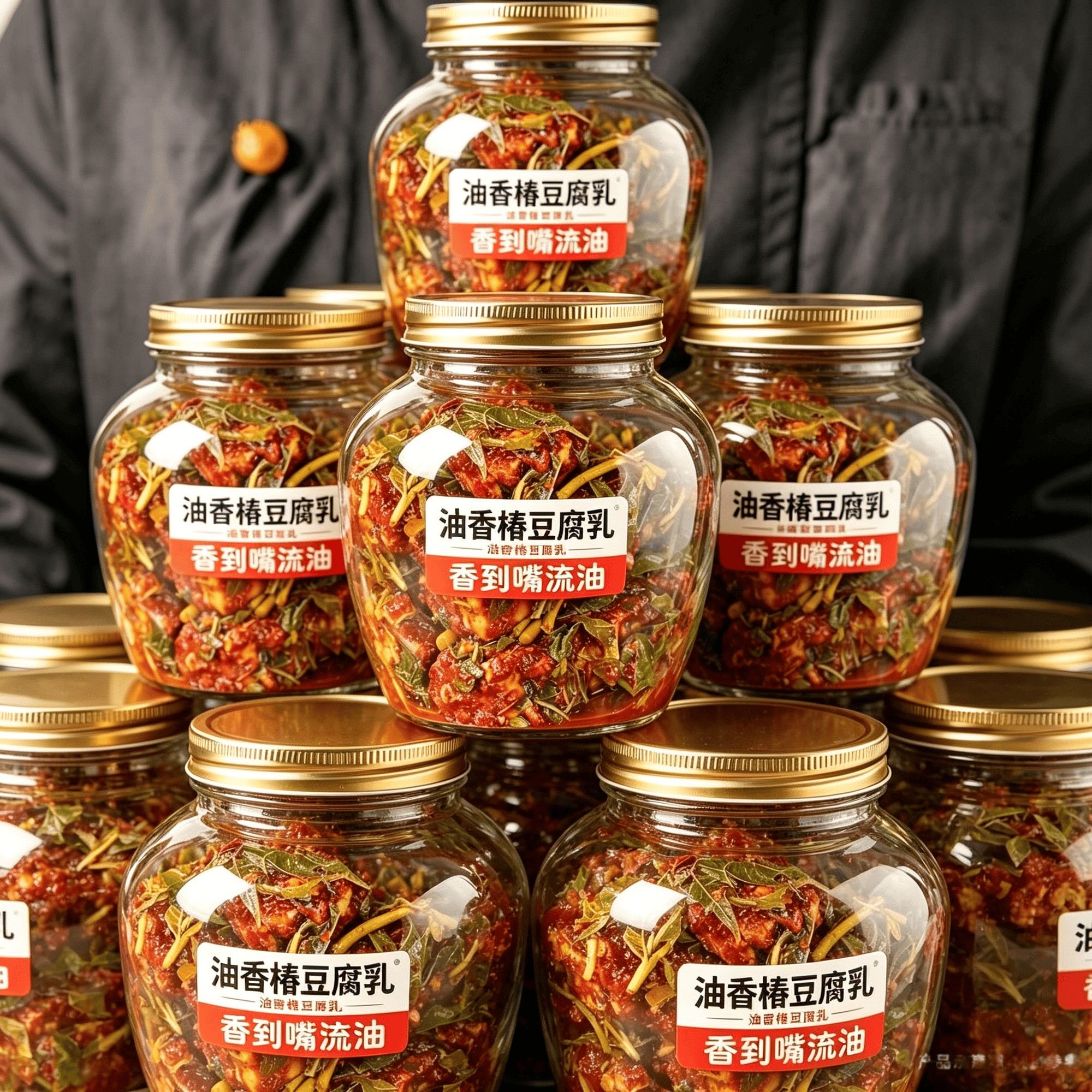 油香椿豆腐乳下饭神器开胃配粥