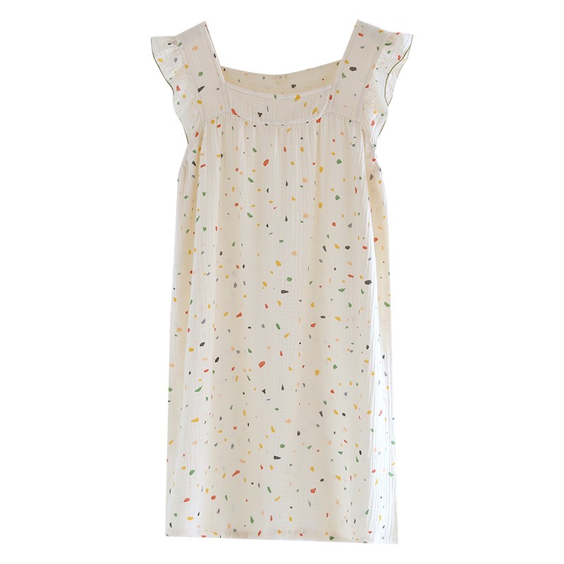 吊带睡裙女夏季纯棉可爱少女背心睡衣夏款连衣裙子2025新款家居服