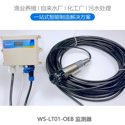 荧光法溶氧仪实i时水质监测仪鱼塘水产养殖氧含量检测在线溶解氧