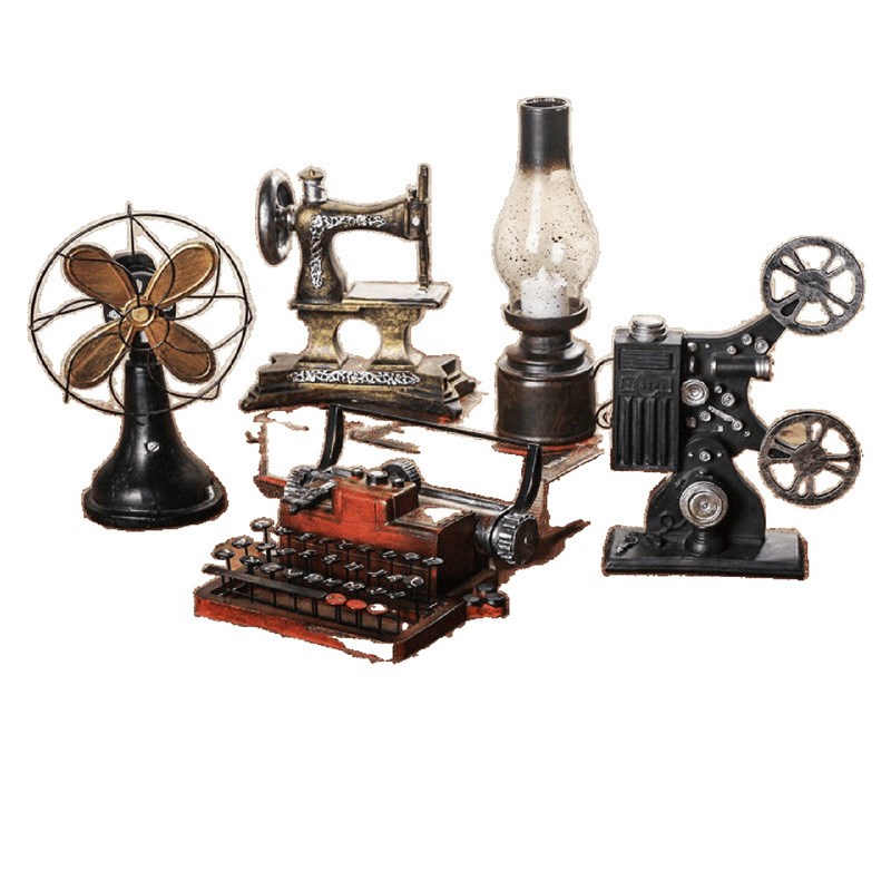 覆古怀旧创意家居小摆件工艺品客厅酒柜电视柜现代房间桌面装饰品