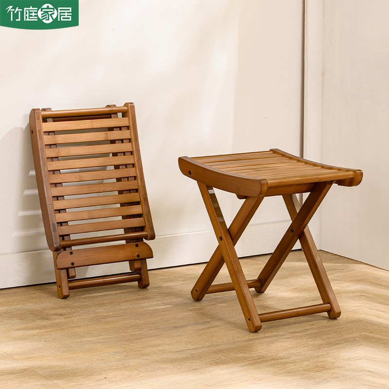 小凳子家用矮凳折叠凳子客厅茶几凳便携式钓鱼马扎沙发旁靠墙凳子