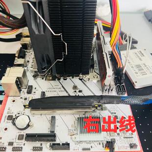编出gen4gpu织网右4显卡 0延长线.立pciex16线束  管 内置