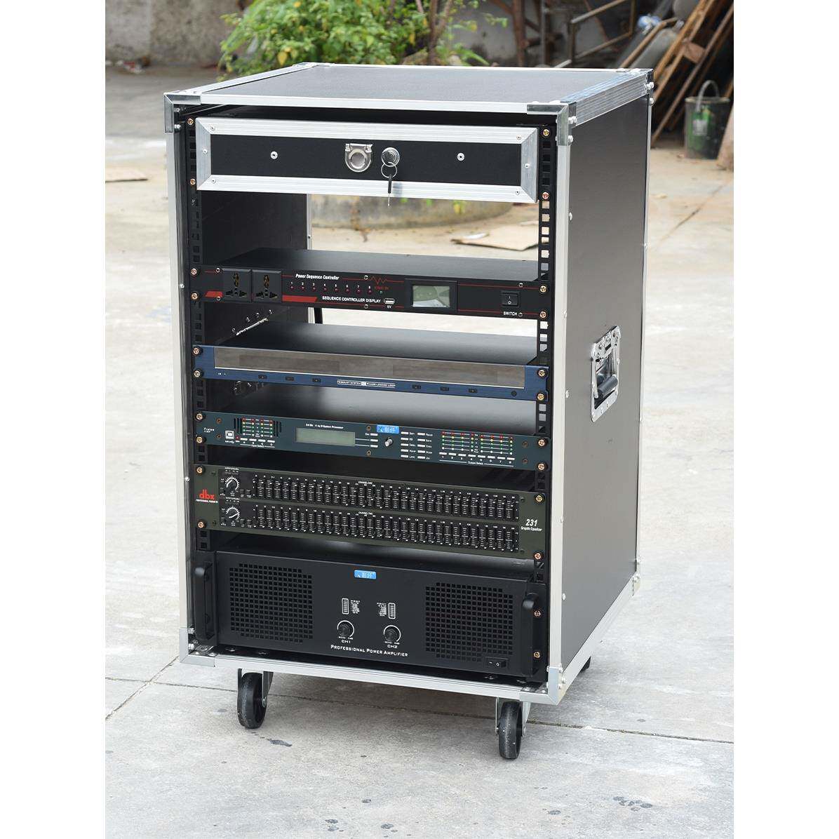 简易专业一个也可定制8U12U16U航空箱机柜功放柜家用演出户外