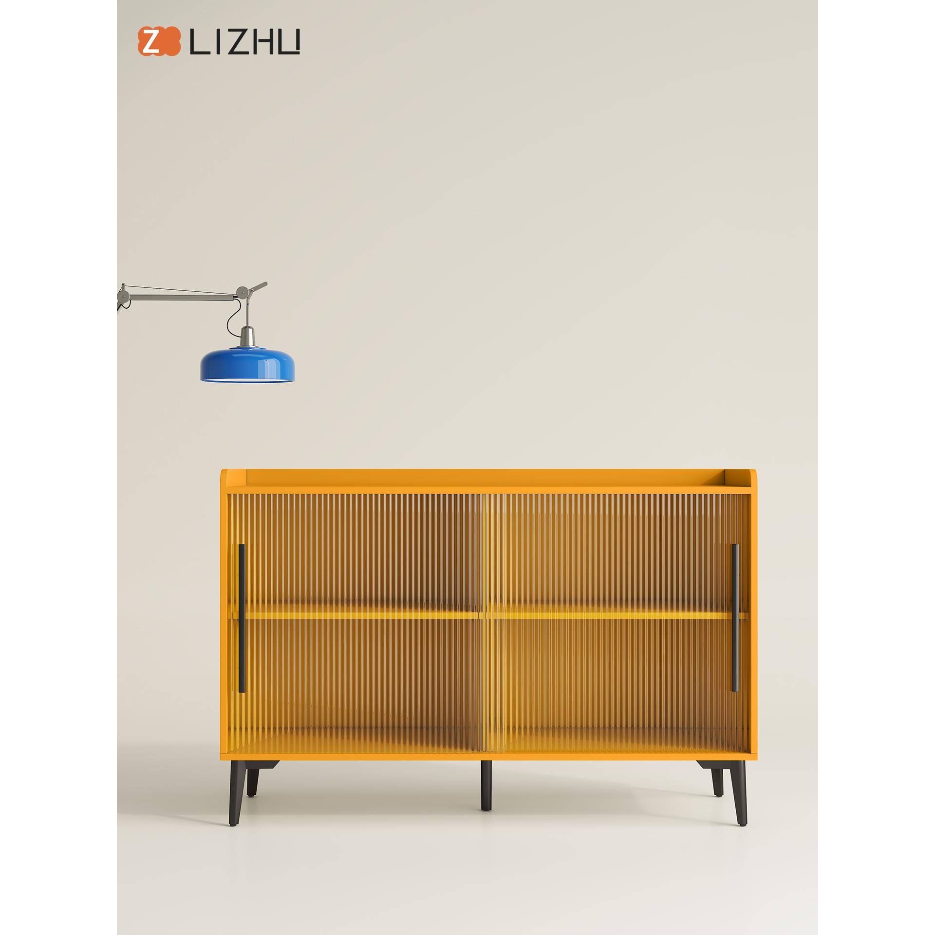 梨树定制餐具柜中世纪孟菲斯客厅茶柜包豪斯收纳侧柜设计师模型