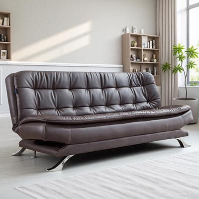 办公沙发三人真皮现代接待商务两用多功能可折叠办公室午休床
