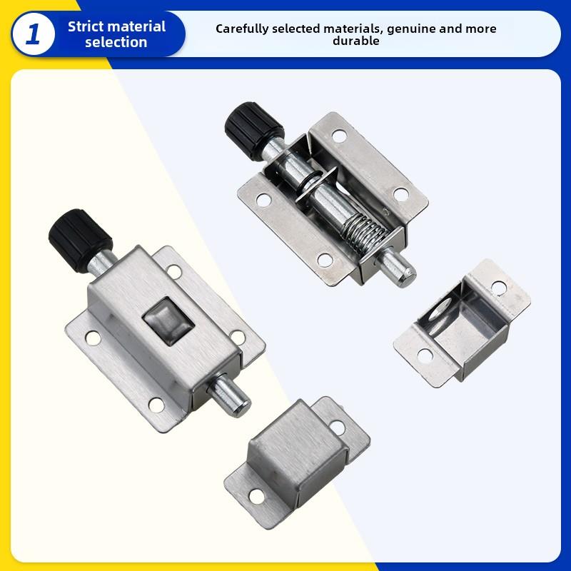 Dk611自动弹簧扣锁配电箱电器柜门螺栓扣式固定304不锈钢扣锁