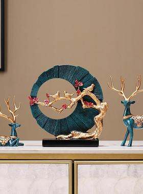 结婚礼物摆件客厅电视柜酒柜搬家居新人乔迁国朝风装饰品开业礼品