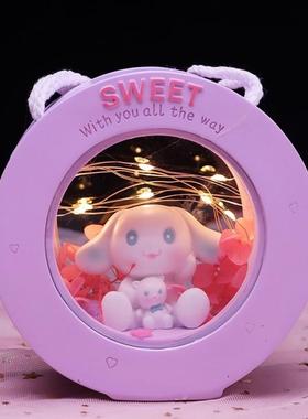 卡通动物人物狗小夜灯创意摆件星星灯公仔氛围灯桌面装饰学生礼品