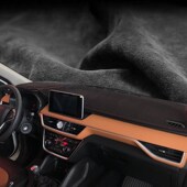 仪表台麂皮绒中控遮阳挡 荣光V新卡改装 避光垫适用于五菱宏光S