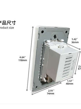 台湾专用110V插座带USB面板快充白色118型15A嵌入式黑色