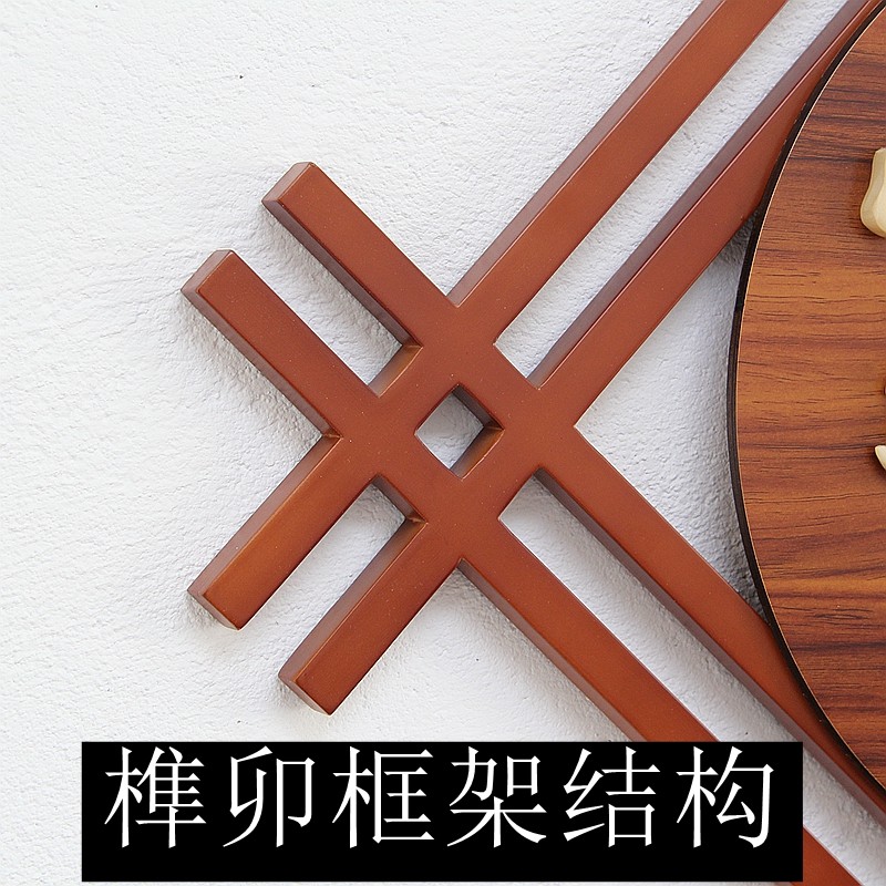 新中式玄关挂件进门墙面装饰电视餐厅实木背景墙上挂饰装饰品免钉