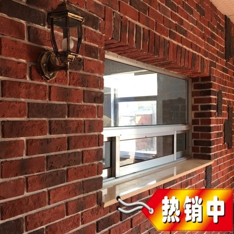 红色外墙文化砖仿古砖片人造文化砖小红砖片室内背景墙水泥青灰砖