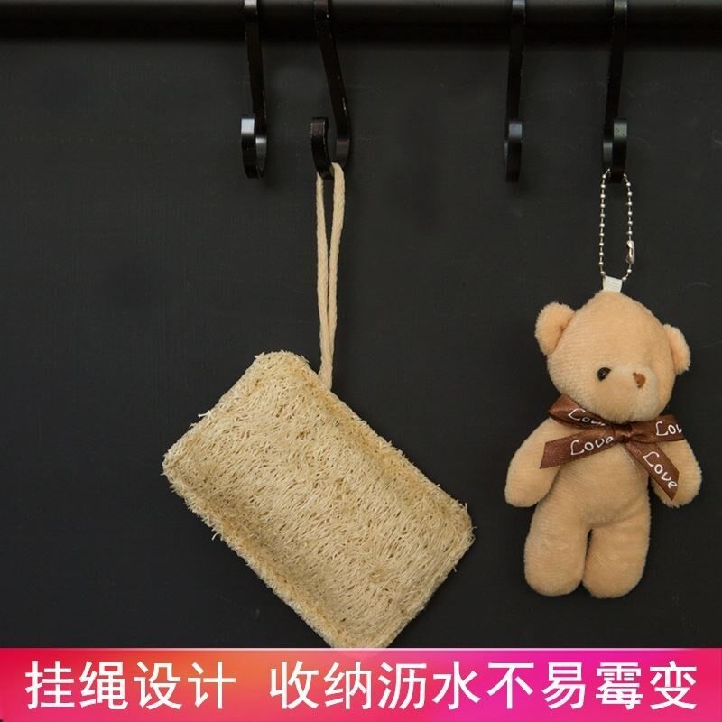新款丝瓜络洗碗布菜瓜水瓜百洁布丝瓜瓤厨房刷锅刷碗丝瓜藤囊家用