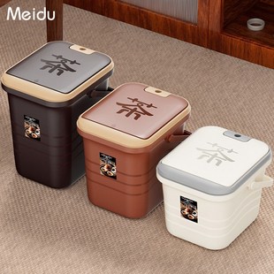 茶水桶废水桶办公室新款茶具配件干湿分离渣桶矮款奶茶店专用茶桶