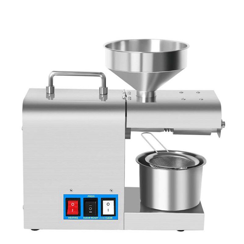 榨油机家用小型全自动多功能家庭用油渣花生新型炸油机器智能压砸