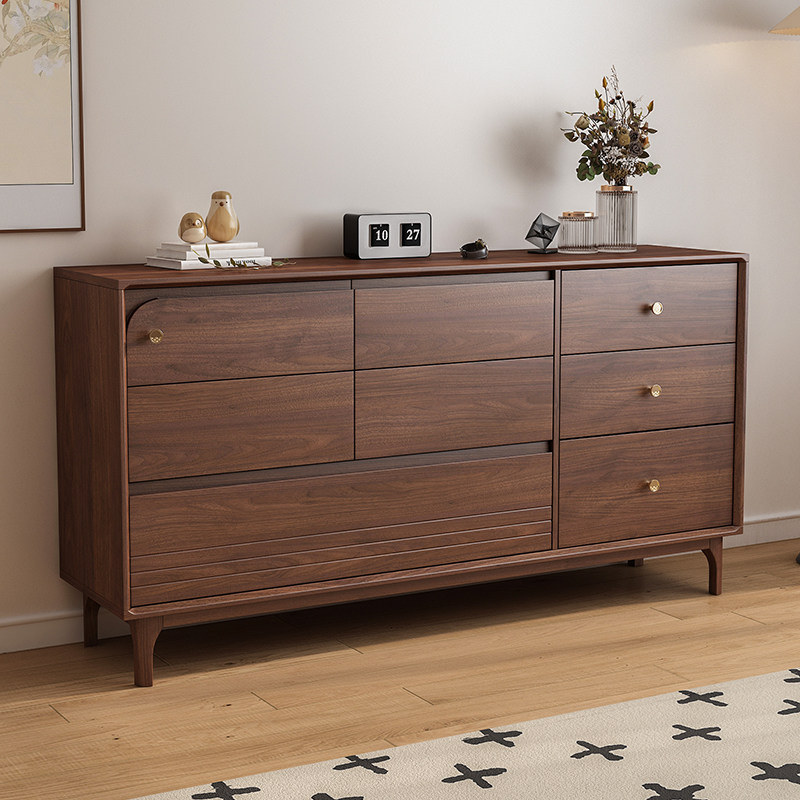 全实木斗柜卧室靠墙储物柜抽屉柜美式大容量收纳柜五斗八斗床尾柜,住宅家具,斗柜,淘宝优惠券,粉丝福利购,淘宝优惠卷